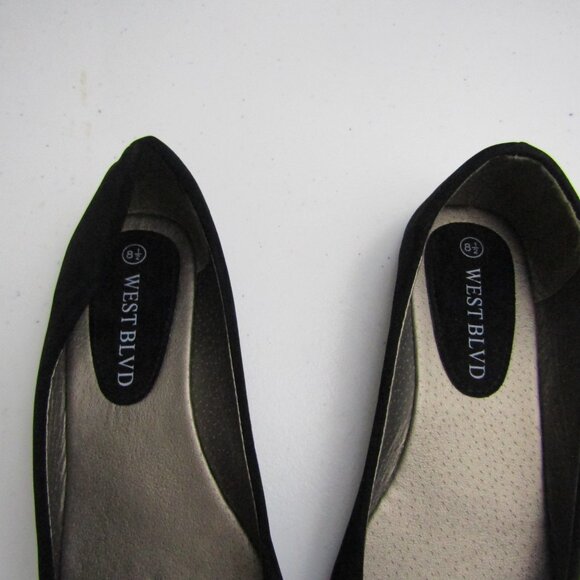 West Blvd Ballet Flats Black 7 Casual Classic - Picture 3 of 6